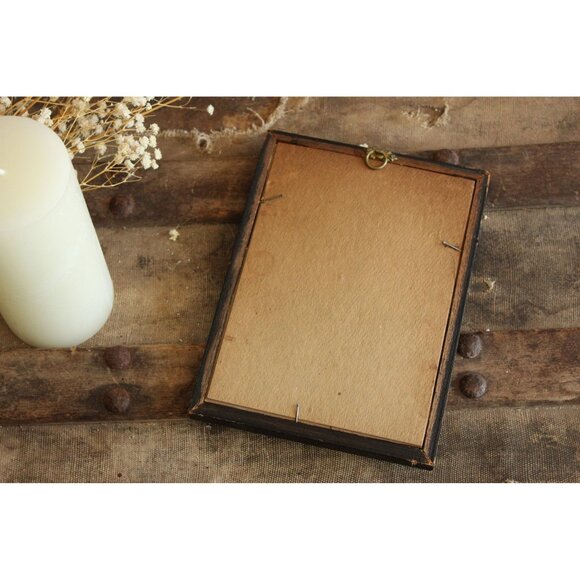 Vintage 1900s Framed Photograph, Victorian Baby Edwardian Black And White Sepia - Picture 7 of 10